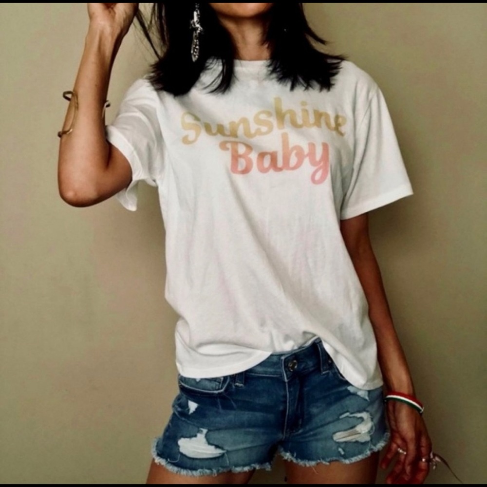 Wildfox Sunshine Baby Tee NWT Size Small
